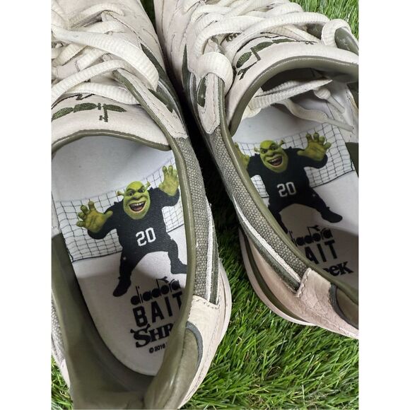 BAIT x Shrek x‎ Diadora N9000 Made In Italy Mens sz 11 DreamWorks RARE - Picture 5 of 8